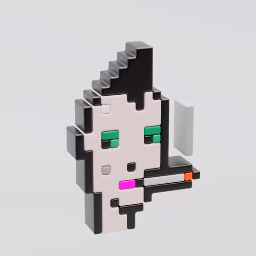 RTFKT PUNK VXL Portrait #7237