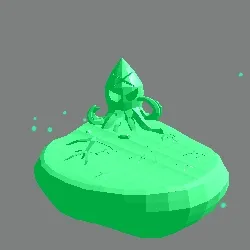 0xmon: emerald forged (green ethereal)