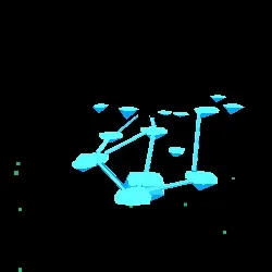 islands: topaz stranded (green glitched)