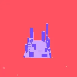 city: lavender quartz blistering (gray glitched)