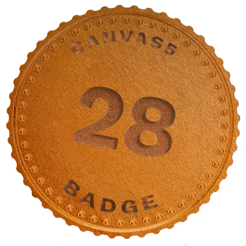 CANVAS5 BADGE #28