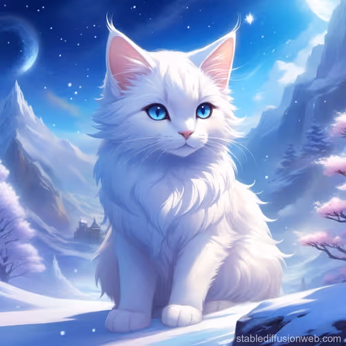 Blue Eyes Cat