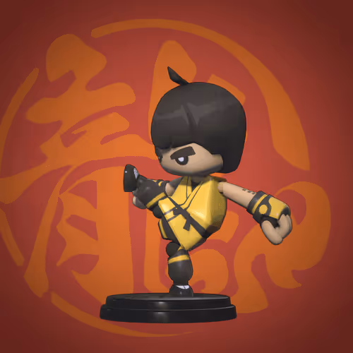 Bruce Lee 50th Tribute Ethereum Edition
