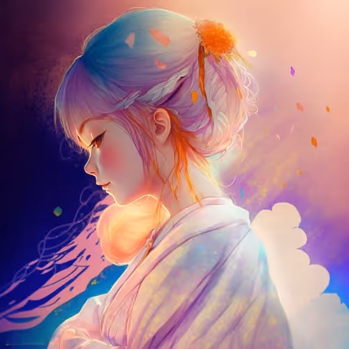 Rainbow Hair Girl