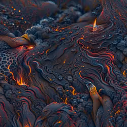 GLIMMERING LAVA FLOW FIRE ELEMENT