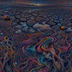 PSYCHEDELIC SALT FLATS EARTH ELEMENT
