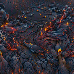 GLIMMERING LAVA FLOW FIRE ELEMENT