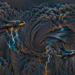 ELECTRIFIED LARGE TORNADO AIR ELEMENT