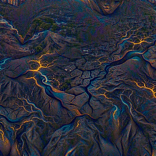 GLOWING VALLEYS WITH RIVERS EARTH ELEMENT