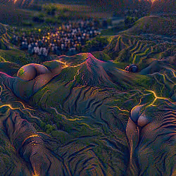 GLOWING ROLLING HILLS EARTH ELEMENT