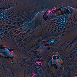 GLOWING FUTURISTIC CARS AIR ELEMENT