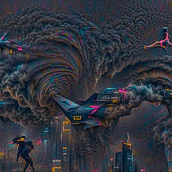CYBERPUNK LARGE TORNADO AIR ELEMENT