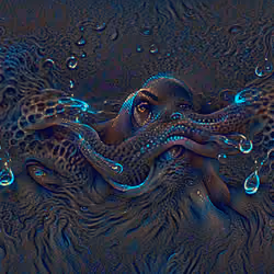 GLOWING KRAKEN WATER ELEMENT