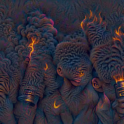 GLOWING TORCHES FIRE ELEMENT