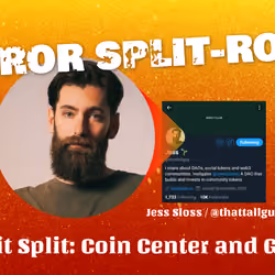Split-ROAST of Jess Sloss @thattallguy to Benefit Coin Center and Gitcoin 2/500