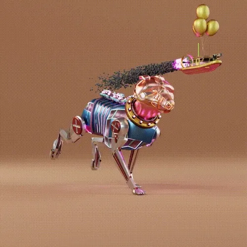 Beep Boop Robot Dogs #1074