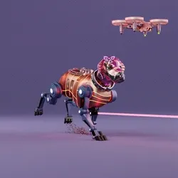 Beep Boop Robot Dogs #12484