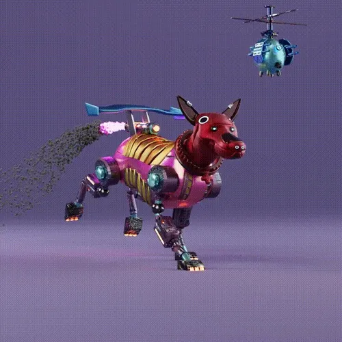 Beep Boop Robot Dogs #16484