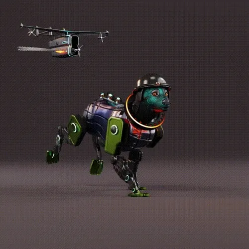 Beep Boop Robot Dogs #752