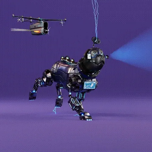Beep Boop Robot Dogs #13837
