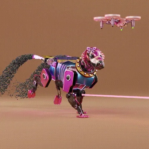 Beep Boop Robot Dogs #8433