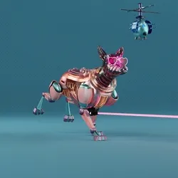 Beep Boop Robot Dogs #15634