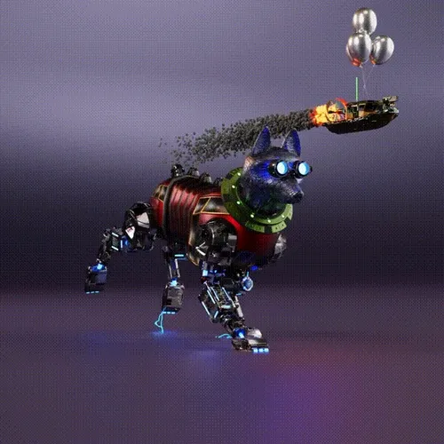 Beep Boop Robot Dogs #1022