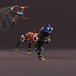 Beep Boop Robot Dogs #1203