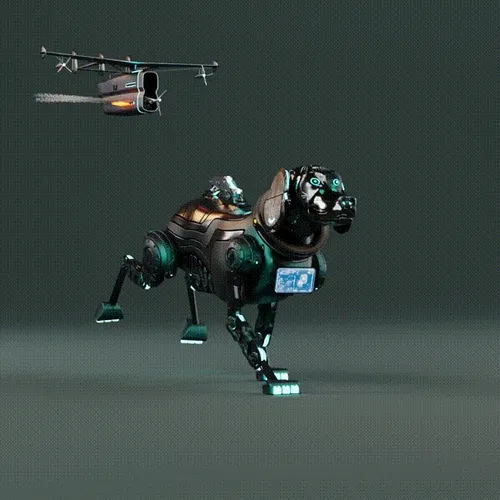 Beep Boop Robot Dogs #3227