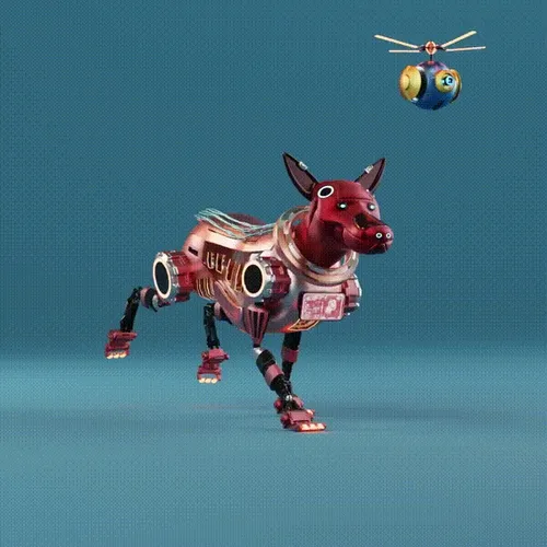 Beep Boop Robot Dogs #16346