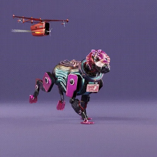 Beep Boop Robot Dogs #14942