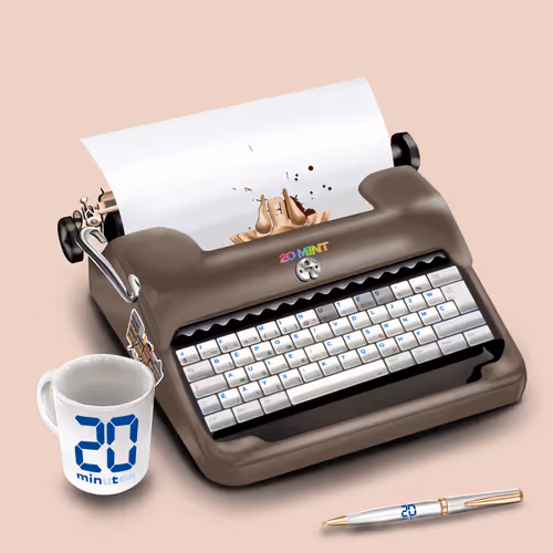20 Mint Typewriter