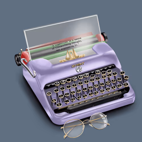 20 Mint Typewriter