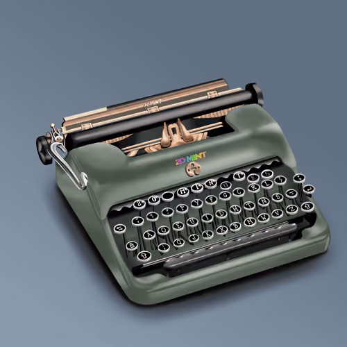 20 Mint Typewriter #240