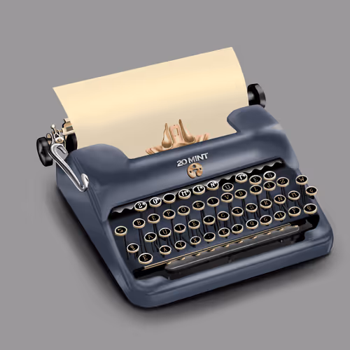 20 Mint Typewriter #115