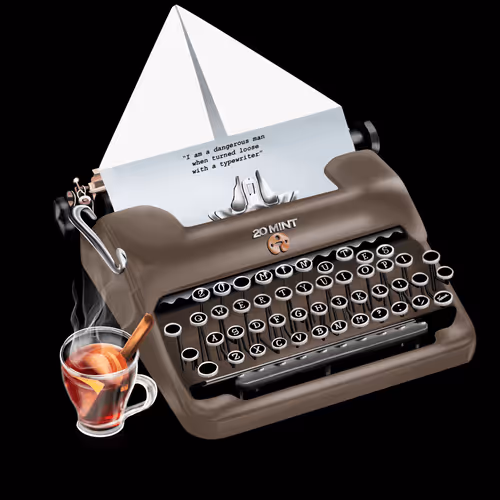 20 Mint Typewriter