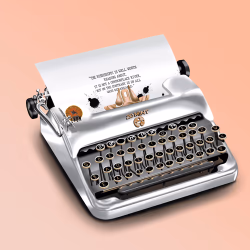 20 Mint Typewriter #100