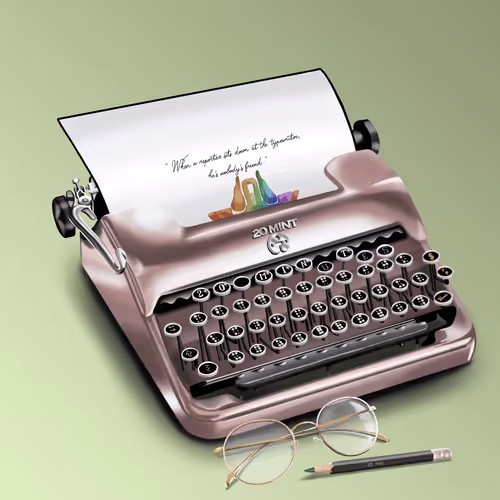 20 Mint Typewriter