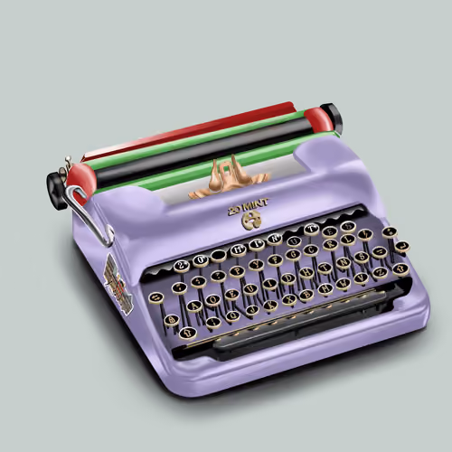 20 Mint Typewriter #413