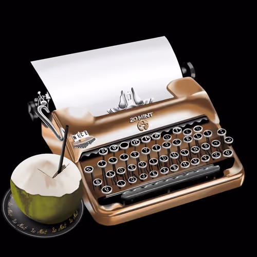 20 Mint Typewriter #56