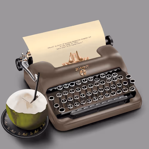 20 Mint Typewriter