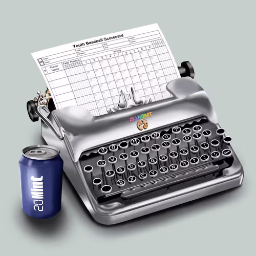 20 Mint Typewriter