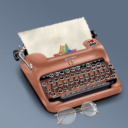 20 Mint Typewriter #550