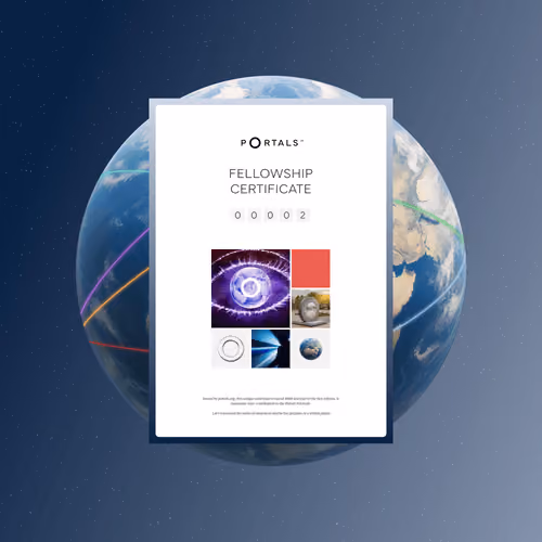 Portals.org Fellowship Certificate #2