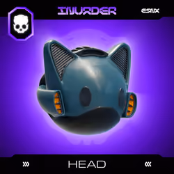 INVADER MEOW Head