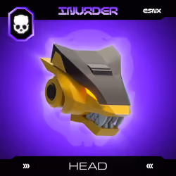 INVADER WOLF Head