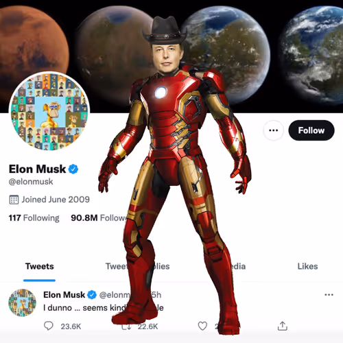 Elon Digital Trading Card #1184