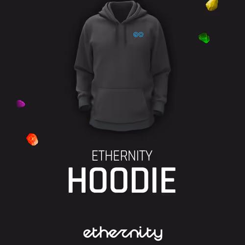 Ethernity Hoodie: Size Medium