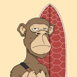 Chillin' Ape Surf Club #468