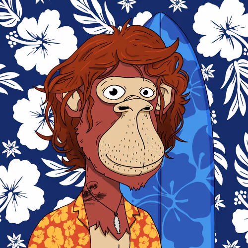 Chillin' Ape Surf Club #2481